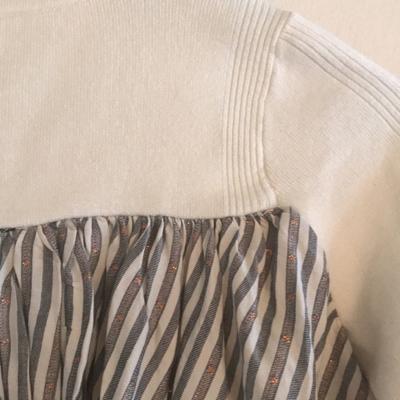 ANTHROPOLOGIE MOTH MIXED MEDIA CARDIGAN - XS - Picture 7 of 7